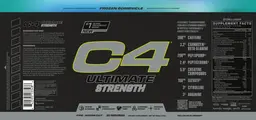 Label for C4 Ultimate Strength Frozen Bombsicle