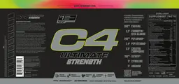 Label for C4 Ultimate Strength Watermelon