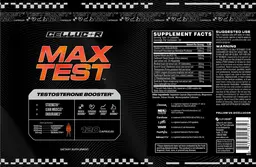 Label for Max Test