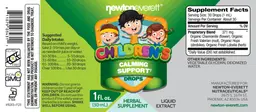 Label for Children's Calming Support Drops