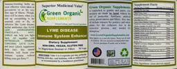 Label for Lyme Disease Immune System Enhancer