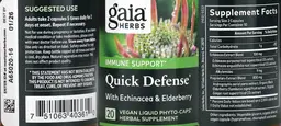 Label for Quick Defense