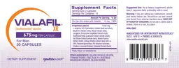 Label for Vialafil XR 675 mg
