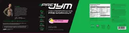 Label for Pre JYM Pink Lemonade