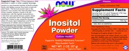 Label for Inositol Powder