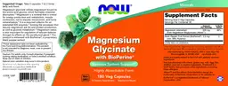 Label for Magnesium Glycinate with BioPerine