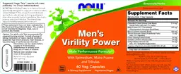 Label for Men's Virility Power