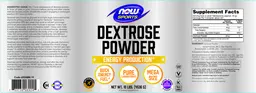 Label for Dextrose Powder