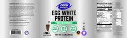 Label for Egg White Protein Creamy Chocolate