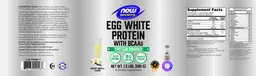 Label for Egg White Protein Creamy Vanilla Flavor