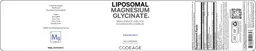 Label for Liposomal Magnesium Glycinate
