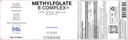 Label for Methylfolate B Complex+