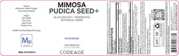 Label for Mimosa Pudica Seed+