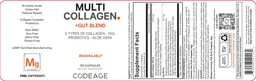 Label for Multi Collagen +Gut Blend