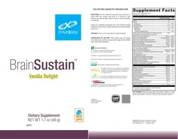 Label for BrainSustain Vanilla Delight