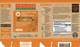 Label for 100% Organic Heka Serenitea