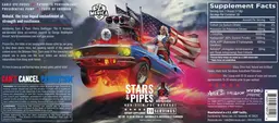 Label for Stars & Pipes Cherry Bootlegger