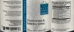 Label for Hawthorn & Linden Tonic
