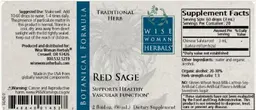 Label for Red Sage