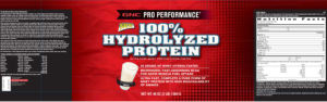 100% Hydrolyzed Protein Vanilla