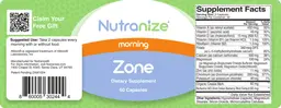 Label for Zone Morning