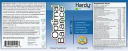 Label for Optimal Balance For Men