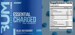 Label for Essential Charged Blue Rathberry