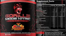 Label for Gorilla Mode Nitric Volcano Burst