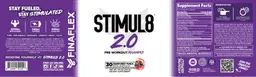 Label for Stimul8 2.0 Rainforest Punch