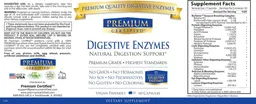 Label for Digestive Enzymes
