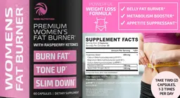 Label for Premium Women's Fat Burner