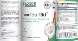 Label for Candida Rid