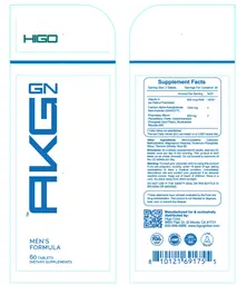 Label for AKG GN Men's Formula