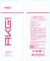 Label for AKG GN Women's Formula