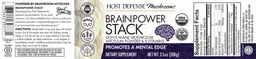 Label for Brain Power Stack