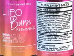 Label for Lipo Burn Slimming