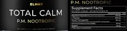 Label for Total Calm P.M. Nootropic