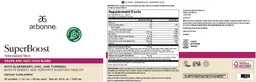 Label for SuperBoost Antioxidant Shot
