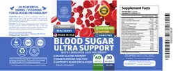 Label for Blood Sugar Ultra Support
