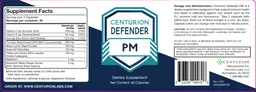 Label for Centurion Defender PM