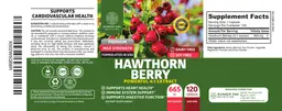 Label for Hawthorn Berry 665 mg