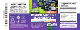 Label for Immune Support Elderberry +
