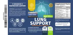 Label for Lung Support