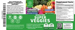 Label for Whole Food Super Veggies