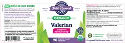 Label for Organic Valerian
