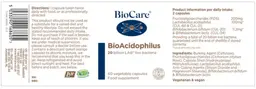 Label for BioAcidophilus