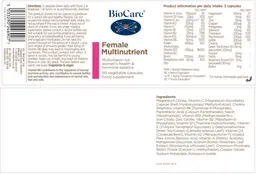 Label for Female Multinutrient