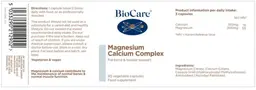 Label for Magnesium Calcium Complex