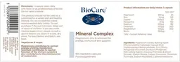 Label for Mineral Complex