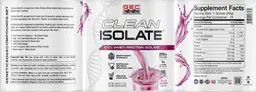 Label for Clean Isolate Wild Berry